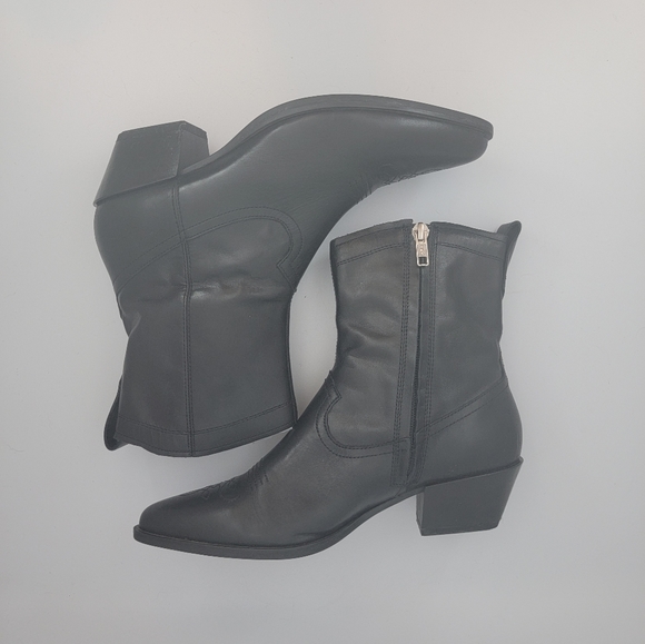 Vagabond Shoemakers Emily Western Booties Black Leather - Excellent Condition - Picture 4 of 10